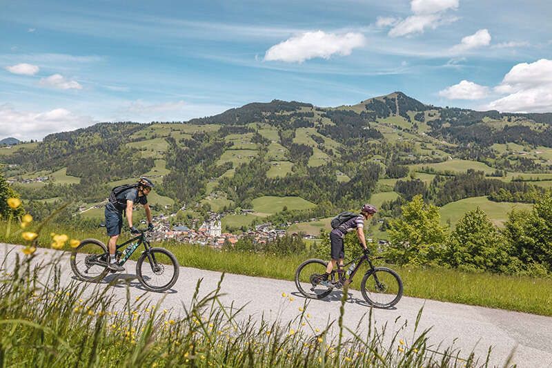 Mountain biking at the Hohe Salve